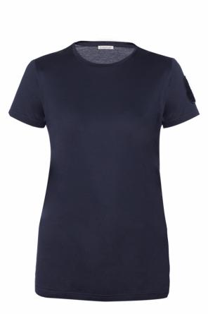 T-shirt with a velvet patch, zdjęcie 1 T-shirt with a velvet patch od Moncler